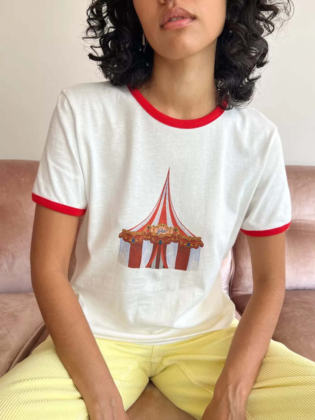 Discount Lisa Says Gah Abigail Ringer Tee - Vintage Circus VintageCircus