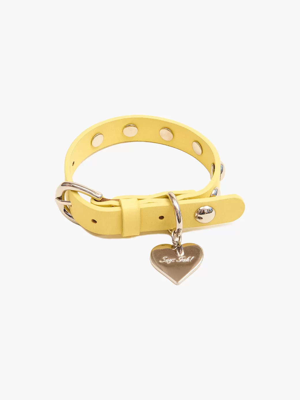 Outlet Lisa Says Gah Dog Stud Collar - Butter