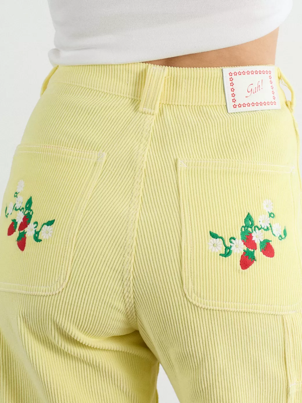 Discount Lisa Says Gah Dylan Pant - Butter/Strawberries Butter/Strawberries