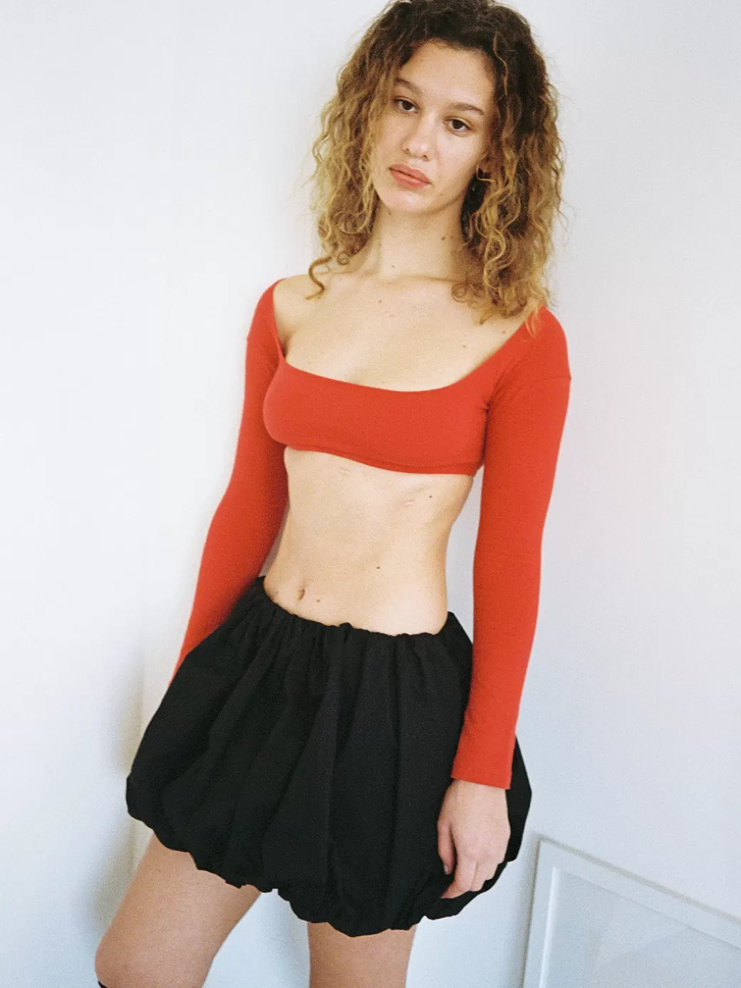 Cheap Lisa Says Gah El Tigre Chiquito Crop Top - Tomate