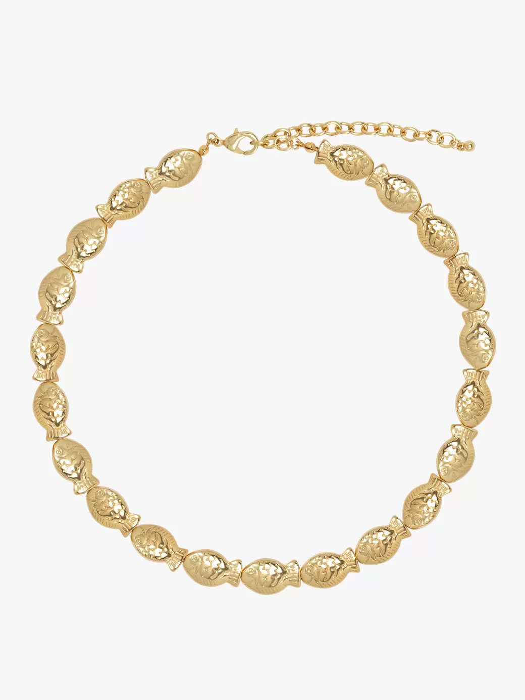Online Lisa Says Gah Fishes Necklace - GOLD