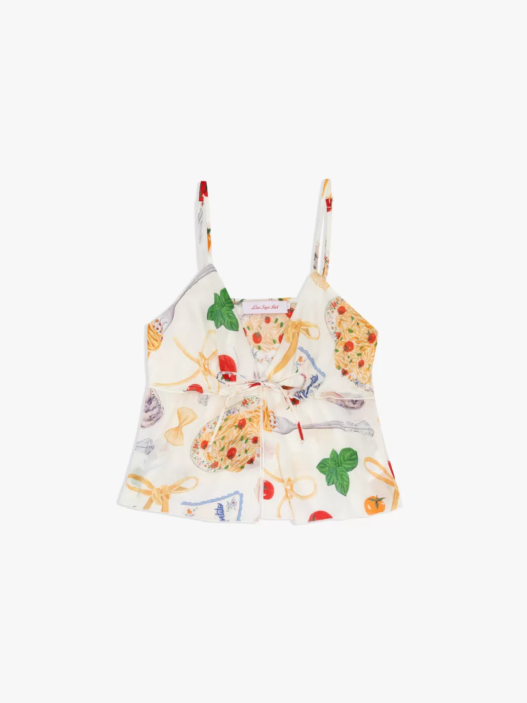 Online Lisa Says Gah Ivy Top - Buon Appetito Ivory BuonAppetitoIvory