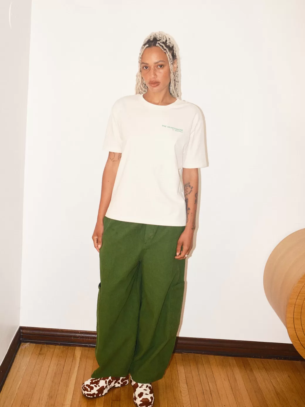Discount Lisa Says Gah Él Vino Y Él Adiós T-Shirt - White u0026 Green W/G