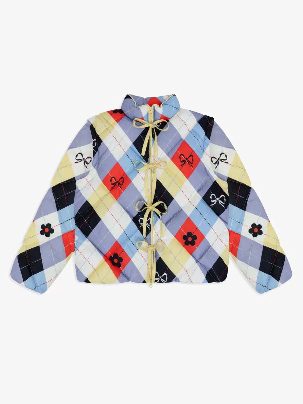 Store Lisa Says Gah Lady Puffer Jacket - Cirque Argyle CirqueArgyle