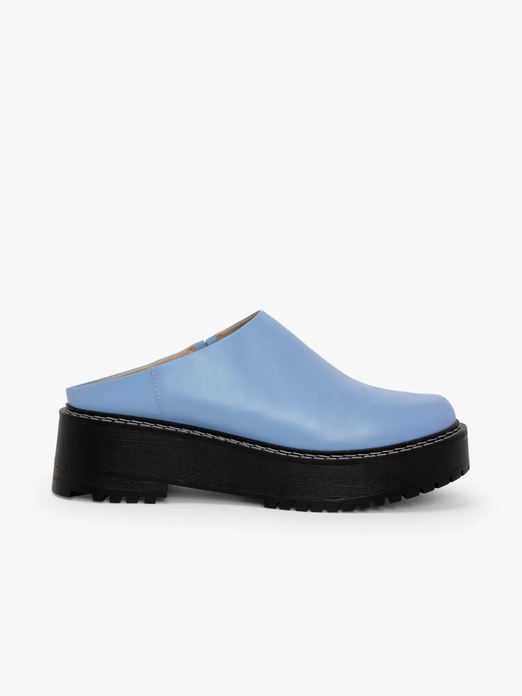 Online Lisa Says Gah Lena Chunky Mule - Alice Blue AliceBlue