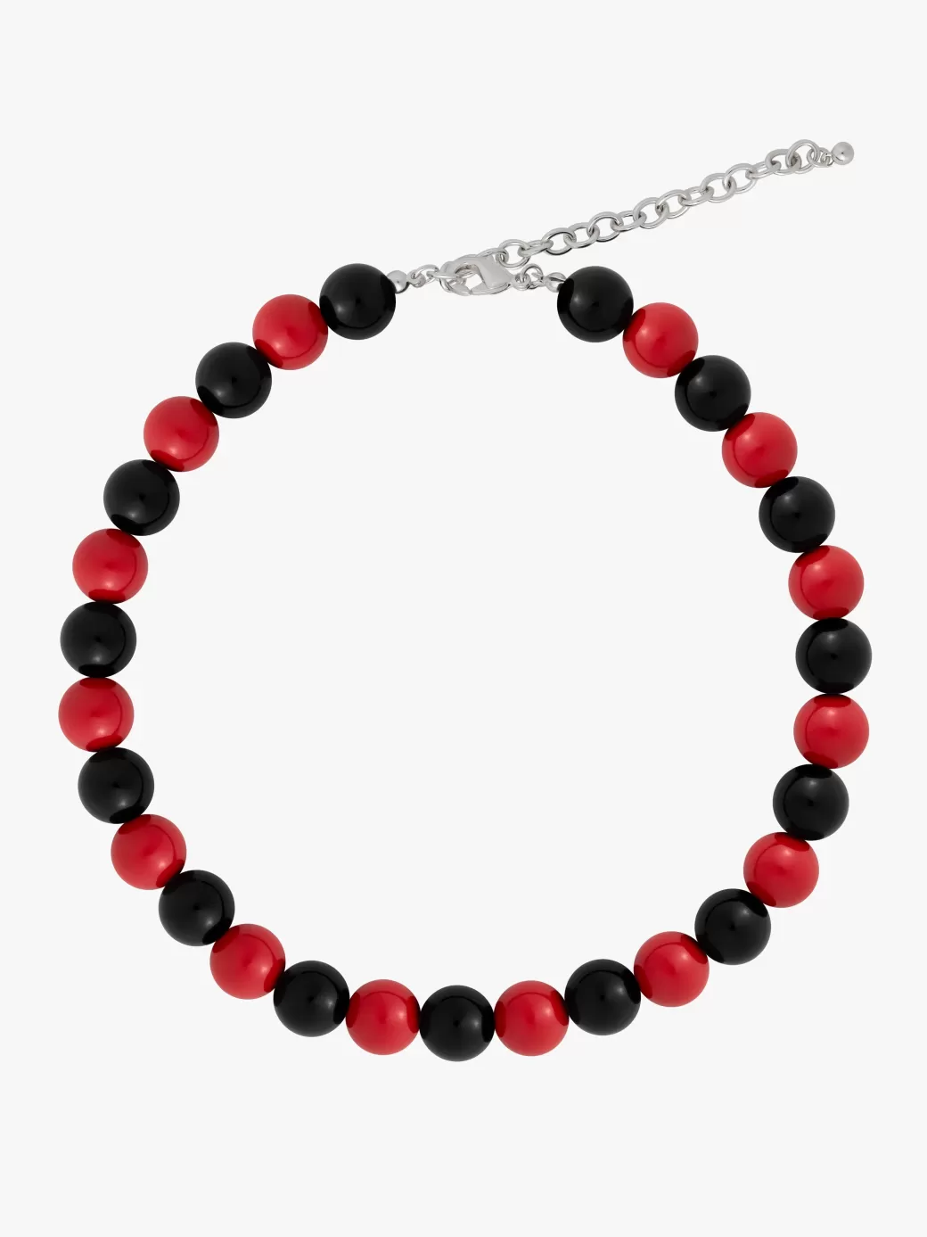 Store Lisa Says Gah Lola Beaded Necklace - Red/Black RED/BLK