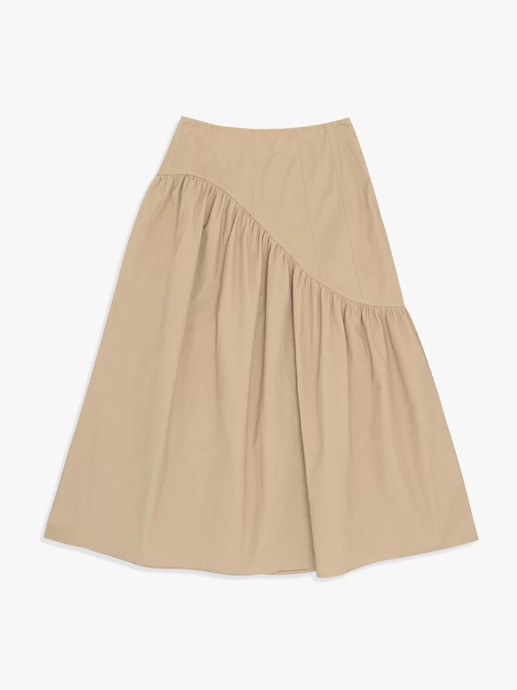 Cheap Lisa Says Gah Maeve Midi Skirt - Toast Twill ToastTwill