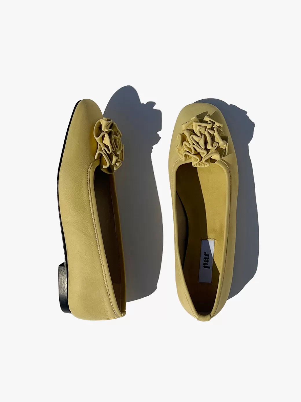 Clearance Lisa Says Gah Marsha Rosette Slipper - Lemon
