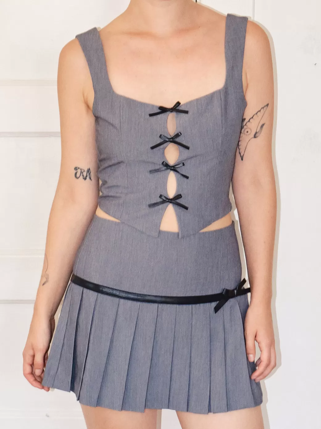 Fashion Lisa Says Gah Tate Top - Charcoal