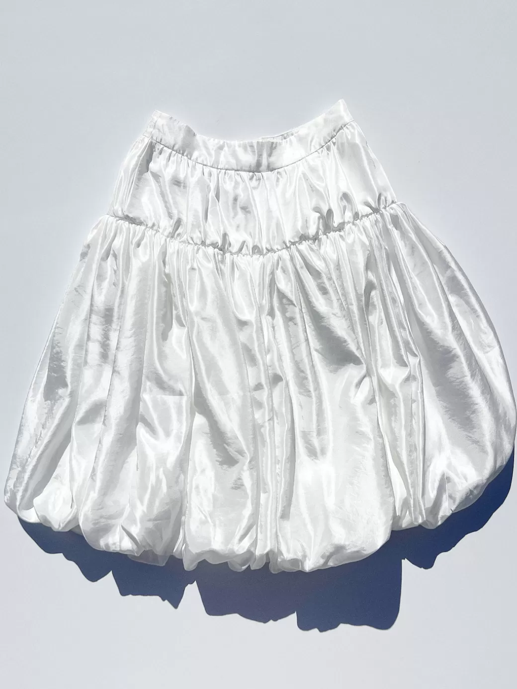 Discount Lisa Says Gah Whip Balloon Skirt - White